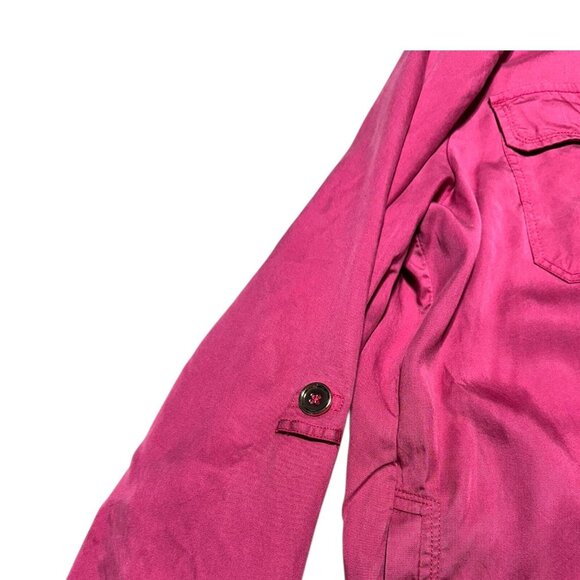 Chico's Twill Jacket Pink Size 16/18 - Picture 7 of 9